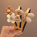 BD-A006 Bando Anak Perempuan Korea Karakter Motif Bunga Pita Beruang Kelinci Aksesoris Rambut Fashion