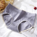 [10641] (CLEAR STOCK) W-CD003 Celana Dalam Wanita Antibakteri Graphene Katun Hight Quality Terbaru (W-CD003-Grey)