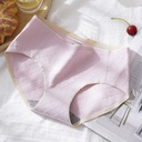 [10643] (CLEAR STOCK) W-CD003 Celana Dalam Wanita Antibakteri Graphene Katun Hight Quality Terbaru (W-CD003-Pink)