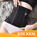 [11035] W-KS003 Korset Stagen Pengecil Perut Buncit Melahirkan Pelangsing Slimming Import (W-KS003-Black XXXL)