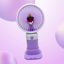 [10883] K-AP001 Kipas Angin Genggam Mini Portable Bentuk Buah / Kipas Angin Tangan Bahan Silikon / Mini Fan / Kipas Lipat Portable (K-AP001-Purple)