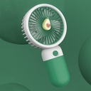 [10884] K-AP001 Kipas Angin Genggam Mini Portable Bentuk Buah / Kipas Angin Tangan Bahan Silikon / Mini Fan / Kipas Lipat Portable (K-AP001-Green)