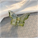 [10867] JR-A007 Jedai Rambut Motif Kupu-Kupu Kristal Butterfly Korean Jepit Hair Claw Transparant Aksesoris (JR-A007-Light Green)