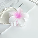 [10825] JR-A003 Jepit Rambut Korea Jedai Bunga Kamboja Wanita Elegan High Quality Motif Baru Clips 8CM (JR-A003-Pink)