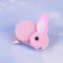 [10841] JR-A004 Jepit Rambut Kelinci Rabbit Hair Accessories - Jepit Rambut Versi Klip Untuk Anak Perempuan (JR-A004-Pink)