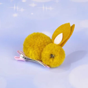 [10843] JR-A004 Jepit Rambut Kelinci Rabbit Hair Accessories - Jepit Rambut Versi Klip Untuk Anak Perempuan (JR-A004-Yellow)