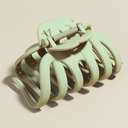 [10910] JR-A010 Jepit Rambut Cakar Jumbo Doff Model Korea Jepit Ponytail Hair Claw Clips (JR-A010-Cream)