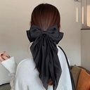 [11000] JR-A011 Jepit Rambut Ikat Rambut Pita Besar Wanita Hairpin Hairband Pita Korea Fashion Jepitan Rambut Wanita (JR-A011-Black)