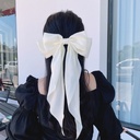 [11004] JR-A011 Jepit Rambut Ikat Rambut Pita Besar Wanita Hairpin Hairband Pita Korea Fashion Jepitan Rambut Wanita (JR-A011-White)