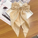 [11005] JR-A011 Jepit Rambut Ikat Rambut Pita Besar Wanita Hairpin Hairband Pita Korea Fashion Jepitan Rambut Wanita (JR-A011-Cream)